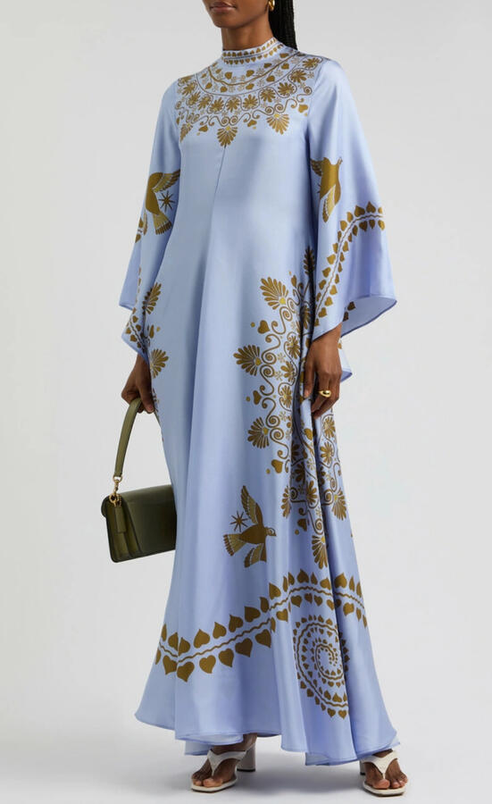 LA DOUBLE J Magnifico Dress On Cornflower Blue L